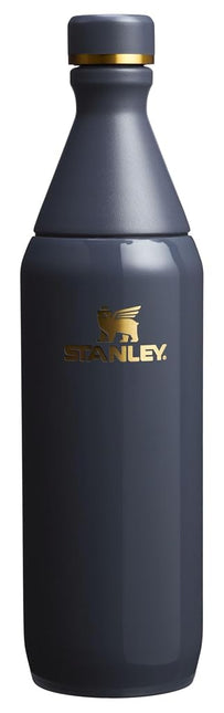 Stanley Slim Full Day Bottle 20oz Lid with Leak Proof Seal Slim Design for Travel and Gym Insulated Stainless Steel Water Bottle BPA Free Twilight Gloss