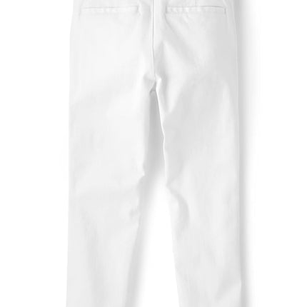 The Children's Place Boys Stretch Skinny Chino Pants, White, 4