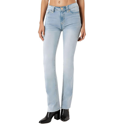 True Religion Womens Billie Midrise Straight Big T