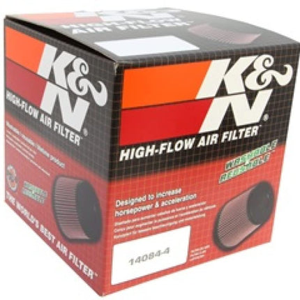 K&N Universal Clamp-On Air Filter: High Performance, Premium, Washable, Replacement Filter: Flange Diameter: 3 In, Filter Height: 4 In, Flange Length: 1.75 In, Shape: Round Tapered, RU-3700