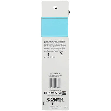 Conair Comb, Style & Detangle, 1 ea (Pack of 6)
