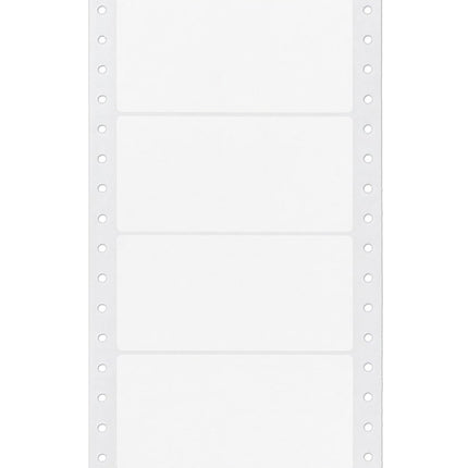 Avery 4022 Dot Matrix Mailing Labels, 1 Across, 1 15/16 x 4, White (Box of 5000)