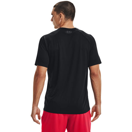 Camiseta de manga corta Under Armour Velocity 2.0 para hombre, (001) Negro / / Gris Pitch, XS