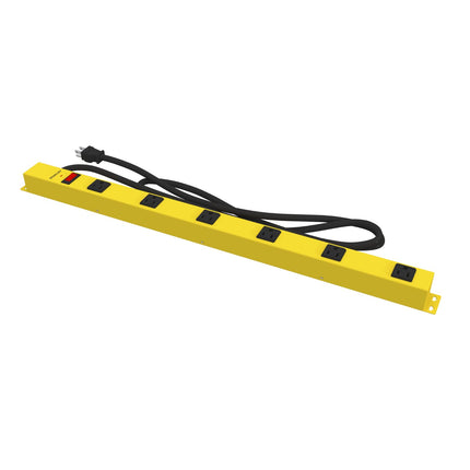 Multiprise métallique Stanley 31613 Pro6, noir/jaune, 1 pièce par Stanley