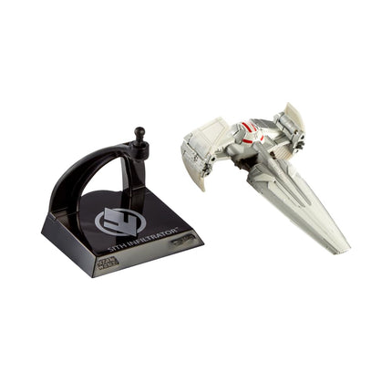 Hot Wheels Star Wars Starships Select HMH97 1/50 Metal Spaceship Vehicle - Sith Infiltrator