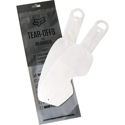 Fox Airspace/Main Ii Std Tear Off-20Pk Clear