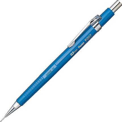 Pentel Sharp Automatic Pencil, 0.7mm, Blue Barrels, 2 Pack (P207BP2-K6)