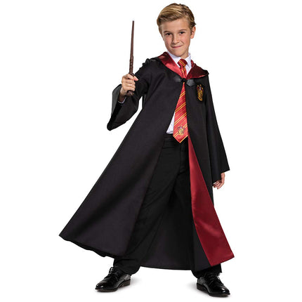 DISGUISE Harry Potter Gryffondor Robe Deluxe Accessoire de Costume Enfant, Noir & Rouge, Taille Enfant Petit (4-6)