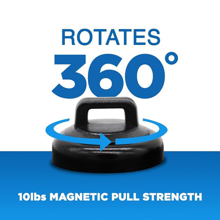 Mag Daddy Magnetic Cable Tie Mount - Small (10, Black)