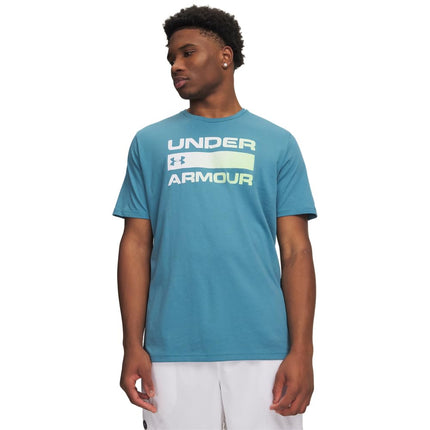 Under Armour Mens Team Issue Wordmark Shirt Blue S