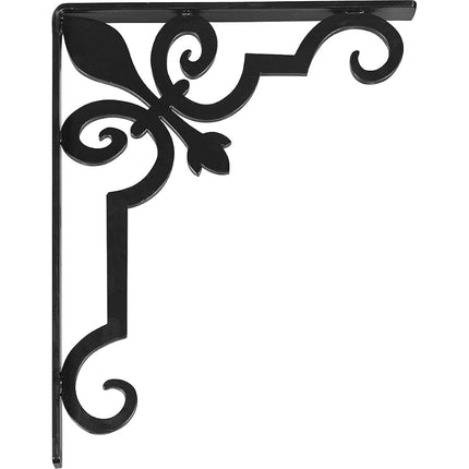 Ekena Millwork BKTM01X12X15SEM 1 1/2-Inch W x 12-Inch D x 15-Inch H Emery Single, Wrought Iron Bracket