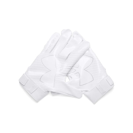 Under Armour Men's F9 Nitro Football Gloves (001) Black/Castlerock/Metallic Silver, Large