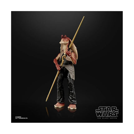 Hasbro Star Wars - The Black Series - 6" Jar Jar Binks - Star Wars: The Phantom Menace - Scale Collectible Deluxe Action and Toy Figures - Toys for Kids - F0490 - Ages 4+