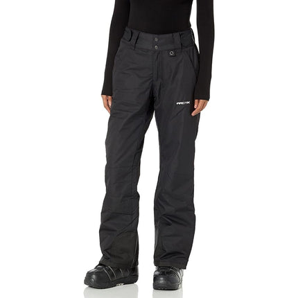 ARCTIX Women's Insulated Snow skiing pants, Black,