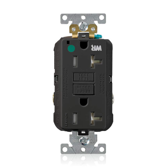 Leviton GFWT2-HGE 20A-125V Extra-Heavy Duty Hospit
