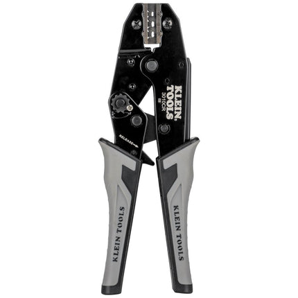 Klein Tools 3010CR MC4 Solar Ratcheting Crimper for 10-14 AWG Stranded Copper Wire PV Connectors