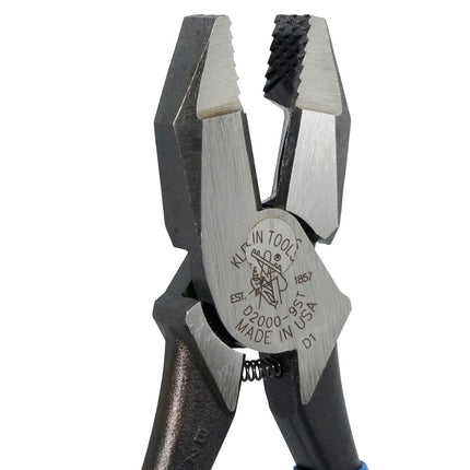 Ironworker Tool Heavy Duty Cutting Pliers, 9-Inch Plier for Rebar Work is Spring Loaded Klein Tools D2000-9ST