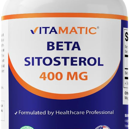 Vitamatic Beta SItosterol 400 mg 180 Capsules