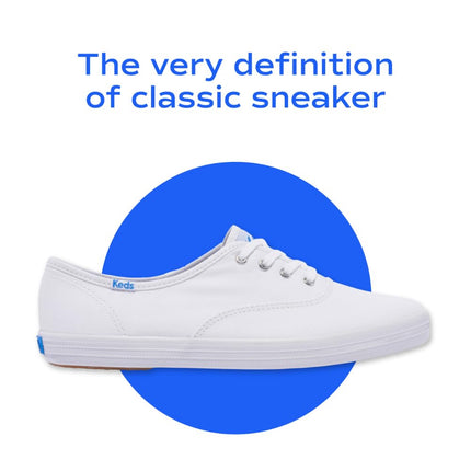 Keds KEDS CHAMPION, womens KEDS CHAMPION Sneaker, White, 6 UK (39.5 EU)