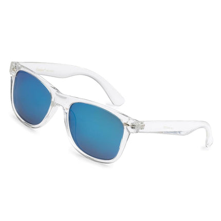 Gafas de sol polarizadas PolarSpex para hombres y mujeres – Protección UV, gafas de sol retro duraderas y ligeras para conducir, pescar, Crystal | Azul hielo, G