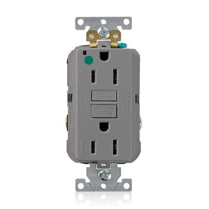 Leviton GFNT1-HGG 15A-125V Extra-Heavy Duty Hospit