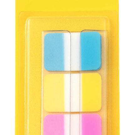 Post-it Tabs, 1-Inch Solid, Aqua, Yellow, Pink, Vi