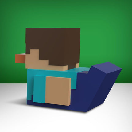 TUBBZ: Minecraft - Steve Blocky Hero Rubber Duck Collectable Toy 9 cm