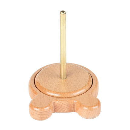 RoseFlower Wooden Yarn Holder Dispenser for Croche