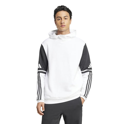 adidas Men's Hoodie, White/Opulent Garden, XL