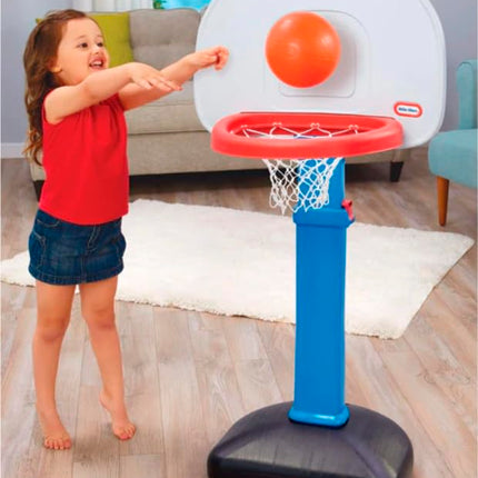 little tikes XCC642340 Juego de juguete de baloncesto Easyscore, azul, 23,75 x 22 x 61 pulgadas