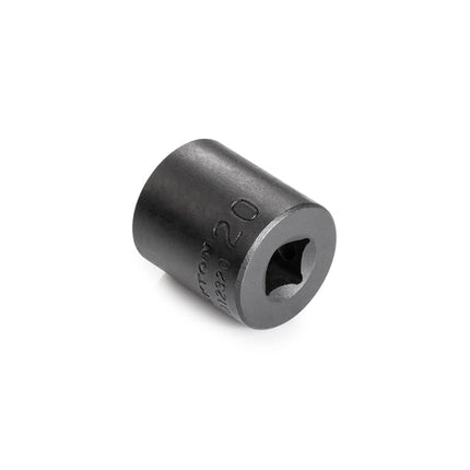 TEKTON 3/8 Inch Drive x 20 mm 12-Point Impact Socket | SID12320