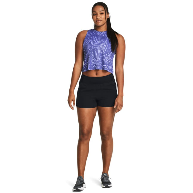Short Fusion Under Armour pour femme, (001) Black/Black/Castlerock, XS