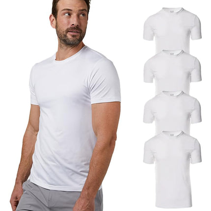 32 Degrees Mens 4 Pack Cool Quick Dry Active Basic