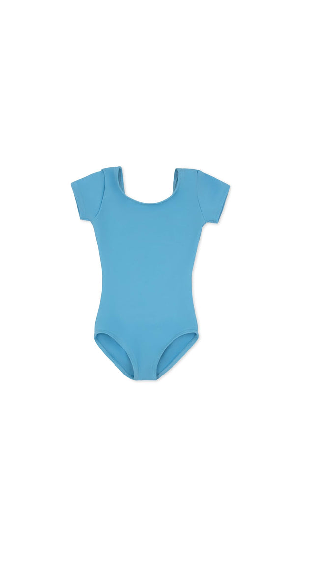 Capezio Short Sleeve Leotard - Girls, Light Blue, 