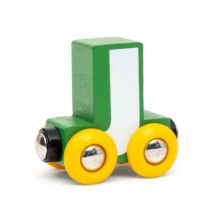 BRIO – Letter Train J | Wooden Train Set Accessory Toy for Kids Age 2 Years Up