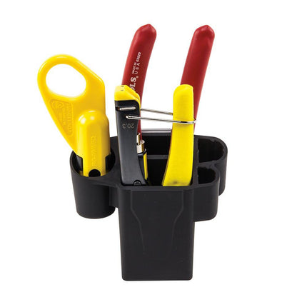 Coax Installation Kit in Molded Hip Pouch has Crimper, Radial Stripper and Cable Cutter Klein Tools VDV011-852