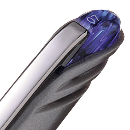 Pentel BL27 Energel Plus Roller Ball Pen, 0.7mm Tip, Blue ink (Pack of 12)