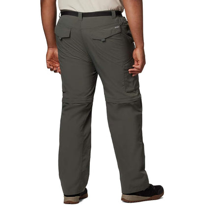 Columbia Men Silver Ridge Convertible Pants - Gravel, Size 38/30