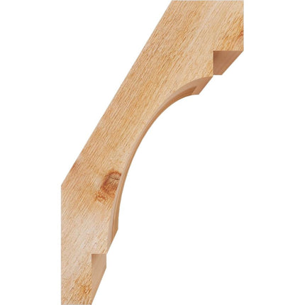 Ekena Millwork BRC06X12X20MRC00RWR Merced Rough Sawn Brace, 6" Width x 12" Depth x 20" Height, Western Red Cedar