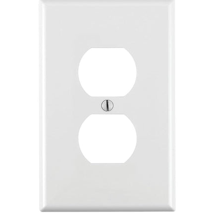 Leviton 1 Gang Duplex Receptacle Wall Plate, Midwa