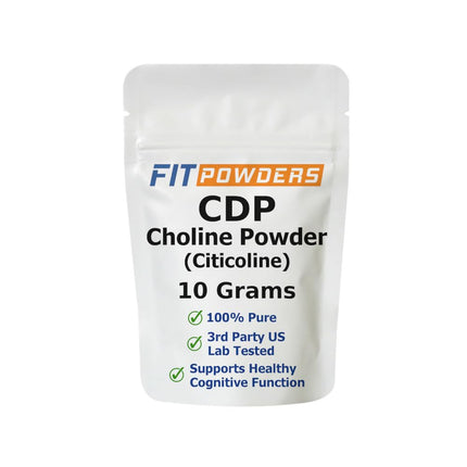 FitPowders Citicoline Powder, Pure CDP Choline wit