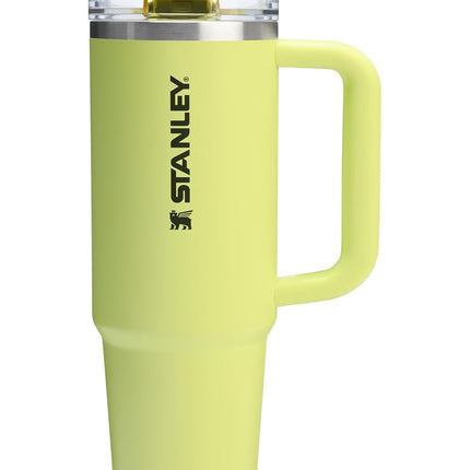 STANLEY Quencher ProTour Vaso con pajita y tapa antiderrame de 30 oz | Pajita y asa integradas | Compatible con portavasos para viajes | Vaso de acero inoxidable con aislamiento | Sin BPA | Prickly Pear