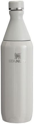 Stanley All Day Slim Bottle 20 oz | Twist On Lid with Leakproof Seal | Slim Design for Travel & Gym | Insulated Stainless Steel | BPA-Free | Ash