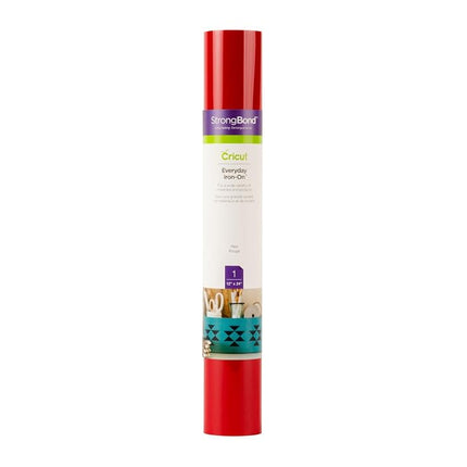 Cricut Vinyle Thermocollant Permanent Rouge 30,5 x 61 cm