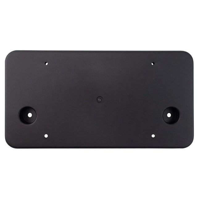 TRQ Front License Plate Bracket Black Compatible w