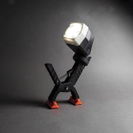 Work Light, LED Clamp Light Rotates 360 Degrees, Pivots 90 Degrees, Dust and Water Resistant Klein Tools 56029