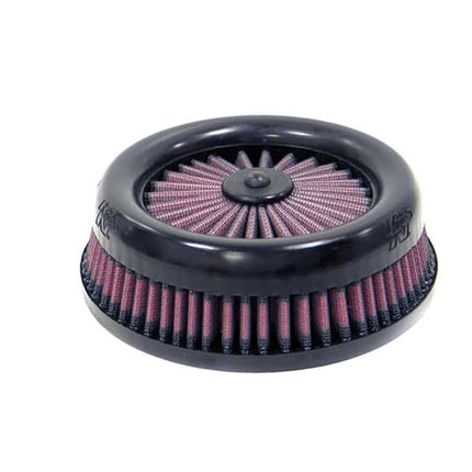 K&N Universal X-Stream Clamp-On Air Filter: High Performance, Premium, Replacement Filter: Flange Diameter: 3.8125 In, Filter Height: 2.125 In, Flange Length: 0.75 In, Shape: Round, RX-4130-1