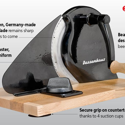 Zassenhaus 72082 Bread Slicer, 18/8 Stainless Steel