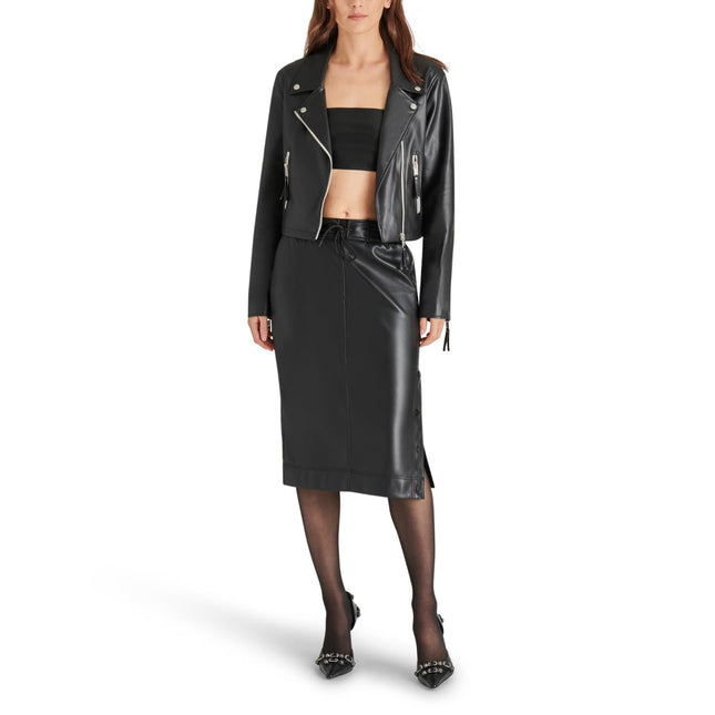 Steve Madden Apparel Women's Vinka Jacket, Black, 