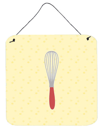 Caroline's Treasures Wisk on Yellow Metal Print, 6